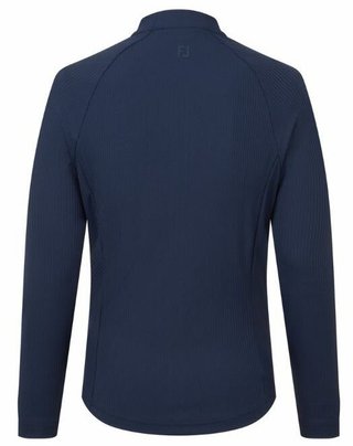 FootJoy Full-Zip Rib Midlayer sudadera de mujer, navy