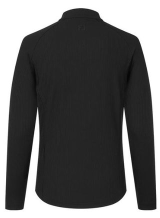 FootJoy Full-Zip Rib Midlayer sudadera de mujer, negra