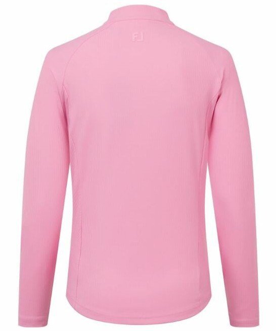 FootJoy Full-Zip Rib Midlayer sudadera de mujer, rosa