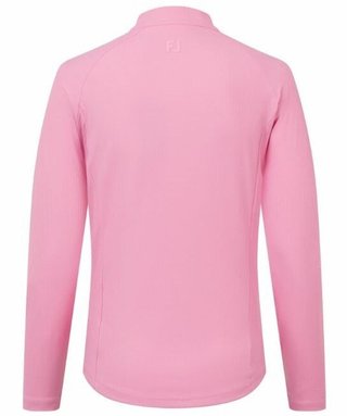 FootJoy Full-Zip Rib Midlayer sudadera de mujer, rosa