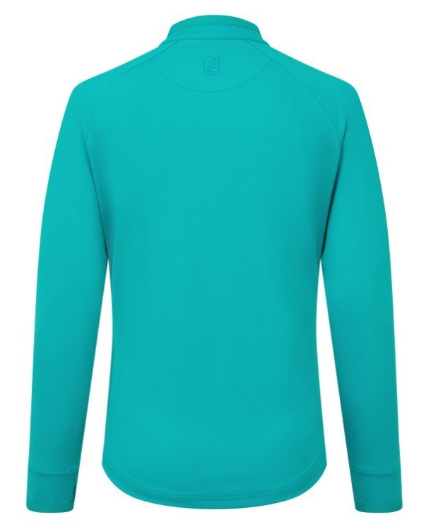FootJoy Half-Zip Midlayer sudadera de mujer, tile blue