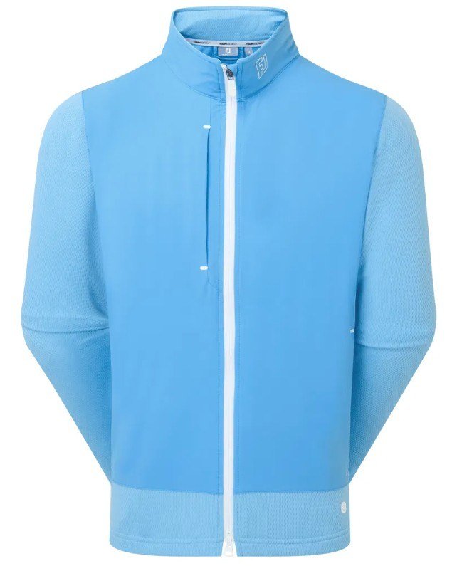 FootJoy Tempo Hybrid Full-Zip chaqueta de hombre, blue reef/deep reef