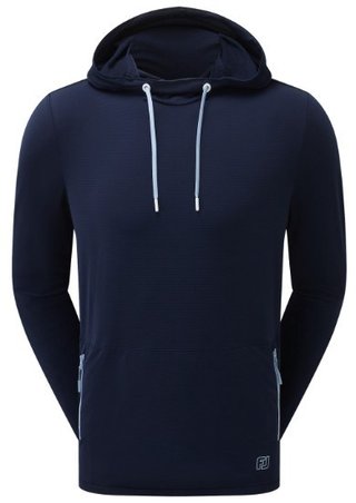FootJoy TempoSeries Hoodie sudadera con capucha para hombre, azul marino