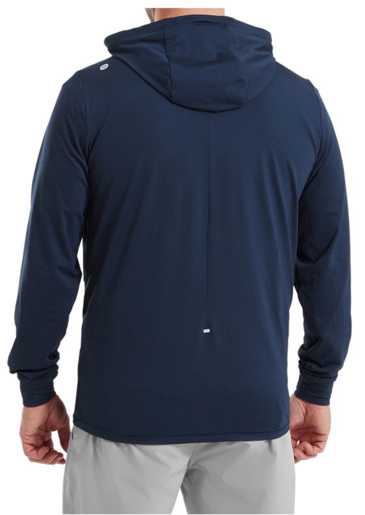 FootJoy TempoSeries Hoodie sudadera con capucha para hombre, azul marino