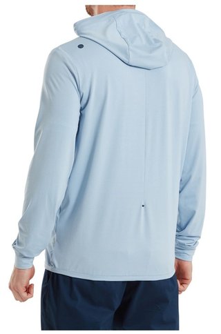FootJoy TempoSeries Hoodie sudadera con capucha para hombre, azul océano