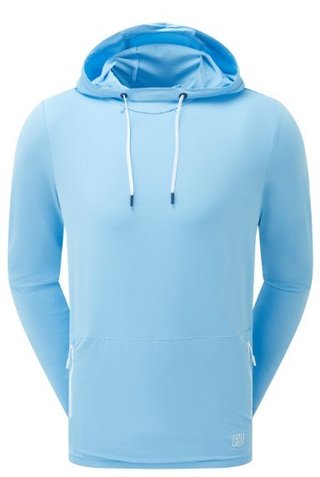 FootJoy TempoSeries Hoodie sudadera con capucha para hombre, blue reef