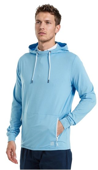 FootJoy TempoSeries Hoodie sudadera con capucha para hombre, blue reef