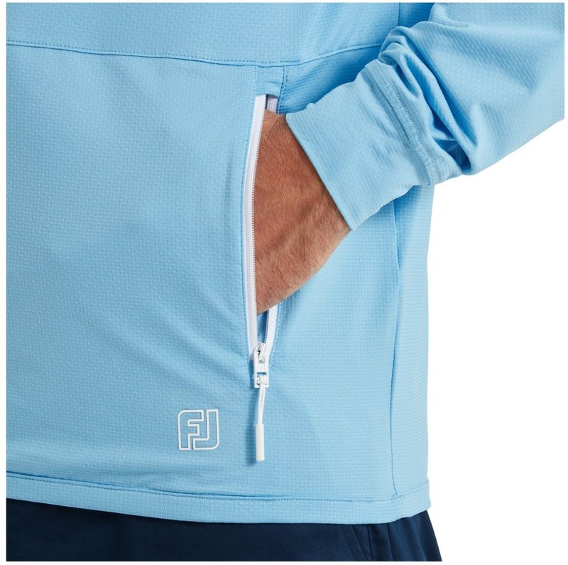 FootJoy TempoSeries Hoodie sudadera con capucha para hombre, blue reef