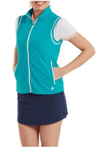 FootJoy Tempo chaleco de mujer, azul tile