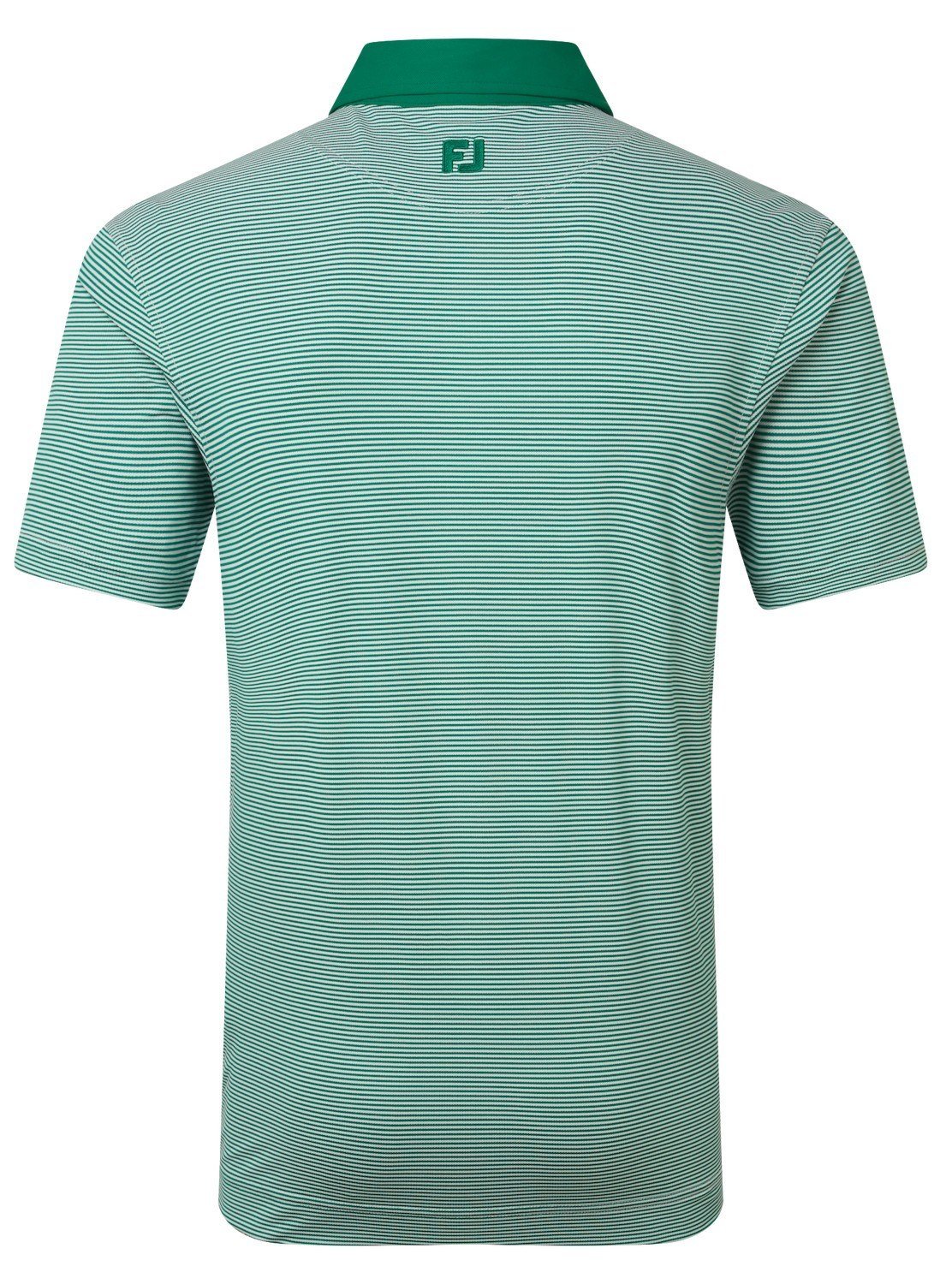 FootJoy Feeder Stripe Pique polo de hombre, field green