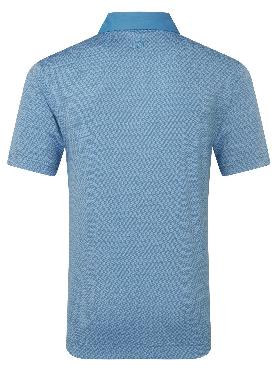 FootJoy Star Geo Jacquard polo de hombre, coastal blue