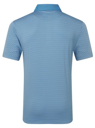 FootJoy Star Geo Jacquard polo de hombre, coastal blue