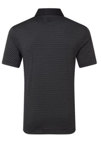FootJoy Star Geo Jacquard polo de hombre, negro