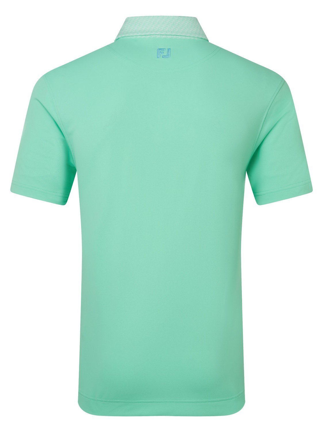 FootJoy Star Geo Trim Pique polo de hombre, sea glass