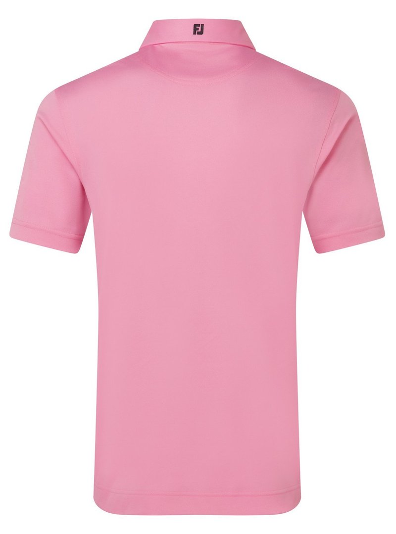 FootJoy Stretch Pique Solid polo de hombre, pink pop