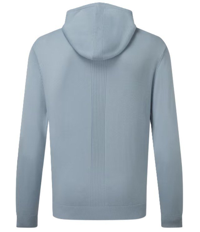 FootJoy drirelease Knit Hoodie sudadera con capucha para hombre, chambray