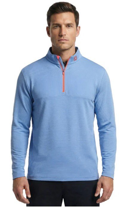 FootJoy Angled Ottoman Chill-Out sudadera de hombre, coastal blue