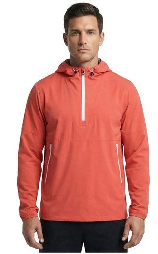 FootJoy HydroLite X Hoodie chaqueta de hombre, nantucket red