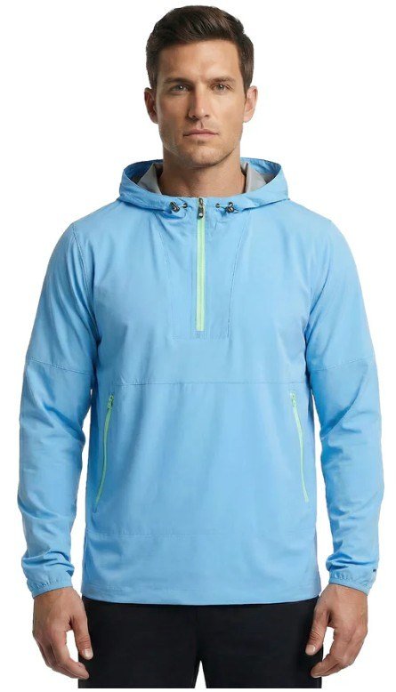 FootJoy HydroLite X Hoodie chaqueta de hombre, deep reef/sea glass