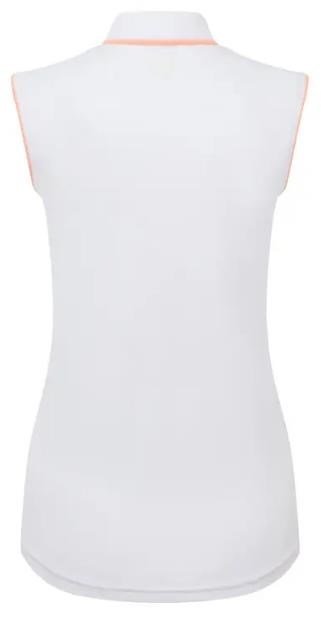 FootJoy Sleeveless polo de mujer, blanco