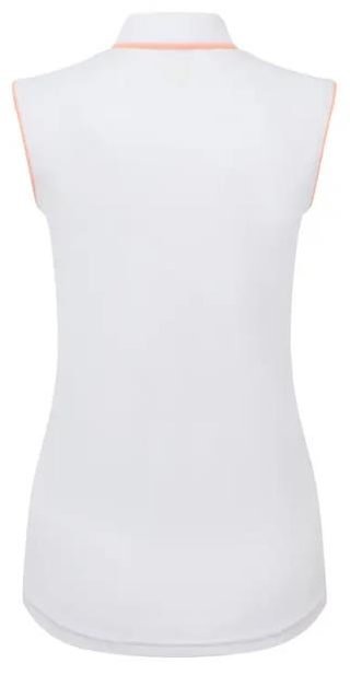 FootJoy Sleeveless polo de mujer, blanco