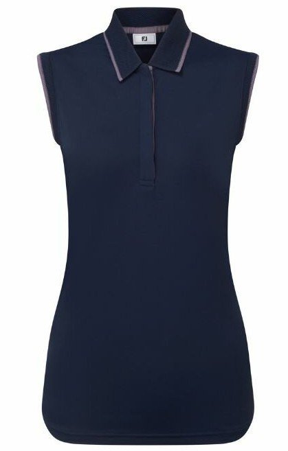 FootJoy Sleeveless polo de mujer, azul marino