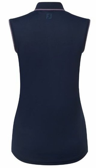 FootJoy Sleeveless polo de mujer, azul marino
