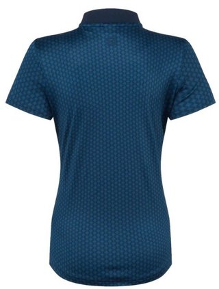 FootJoy Zip Blade polo de mujer, estampado tonal tile navy
