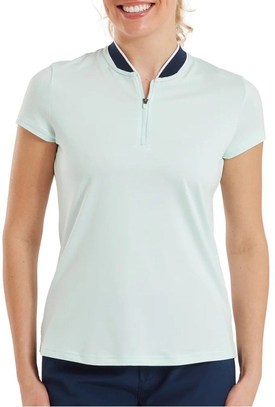 FootJoy Zip Blade polo de mujer, glacial blue