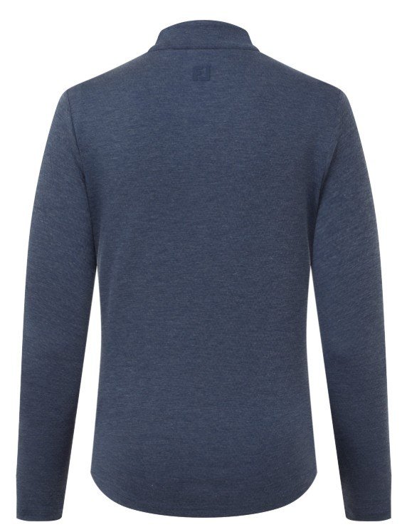 FootJoy 1/4 Zip Blade Collar Midlayer sudadera de mujer, navy/dusty violet/glacial blue
