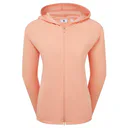 FootJoy Full-Zip Ottoman Hoodie sudadera con capucha para mujer, desert peach