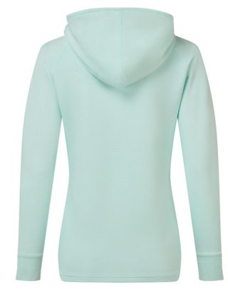 FootJoy Full-Zip Ottoman Hoodie sudadera con capucha para mujer, glacial blue