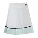 FootJoy Pleated falda pantalón de mujer, blanco/marino