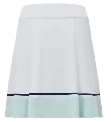 FootJoy Pleated falda pantalón de mujer, blanco/marino