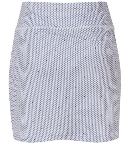 FootJoy Curve Geo Dot Aerial falda pantalón de mujer, dusty violet/navy