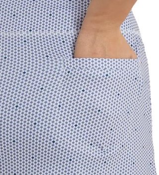 FootJoy Curve Geo Dot Aerial falda pantalón de mujer, dusty violet/navy