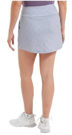 FootJoy Curve Geo Dot Aerial falda pantalón de mujer, dusty violet/navy