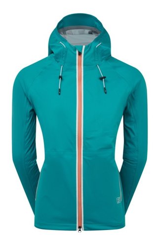 FootJoy HydroKnit chaqueta de mujer, azul/blanco/desert peach