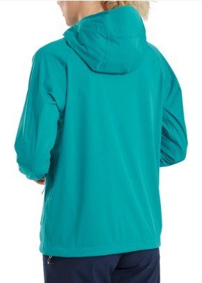 FootJoy HydroKnit chaqueta de mujer, azul/blanco/desert peach