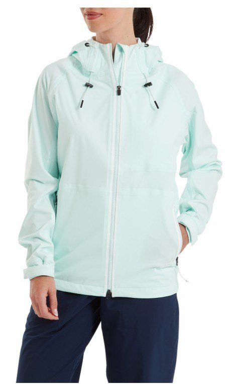 FootJoy HydroKnit chaqueta de mujer, azul glacial/blanco
