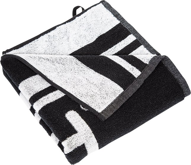 JuCad golf towel XXL Pro 50x100 cm toalla, negro