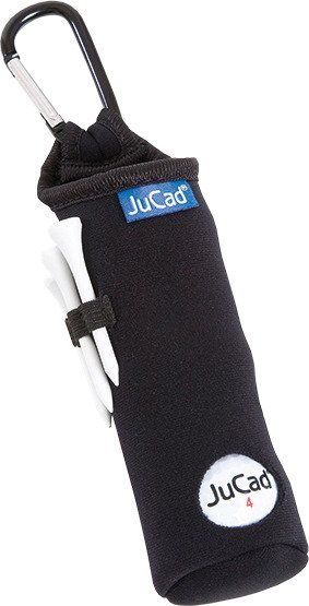 JuCad porta pelotas y tees de neopreno, negro