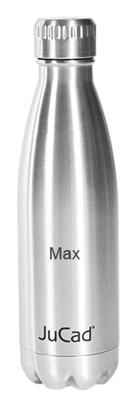 JuCad Stainless Steel Insulated Bottle, personalizable