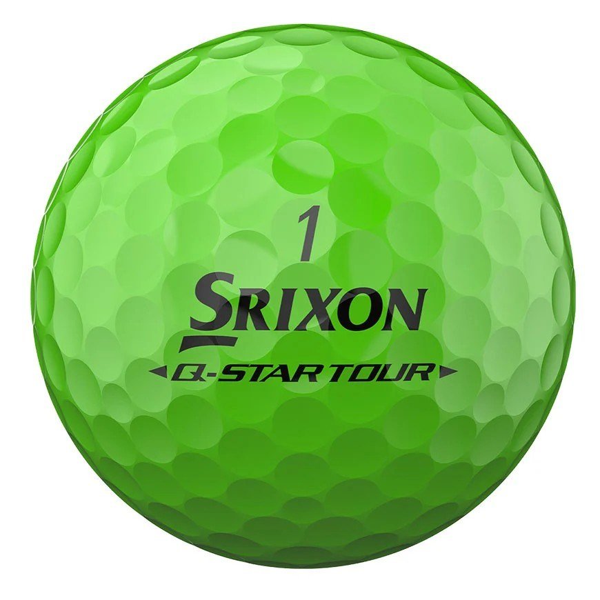 Srixon Q-Star Tour Divide pelotas de golf, lima