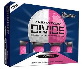 Srixon Q-Star Tour Divide pelotas de golf, rosa