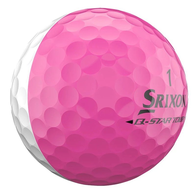 Srixon Q-Star Tour Divide pelotas de golf, rosa