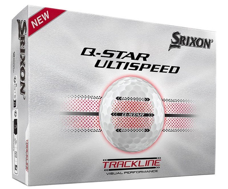 Srixon Q-Star Ultispeed Trackline pelotas de golf