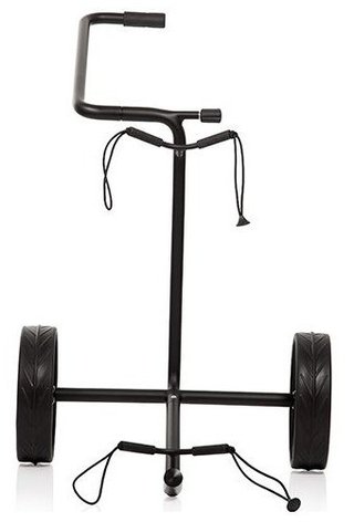 JuStar Black carrito manual de 2 ruedas, negro mate