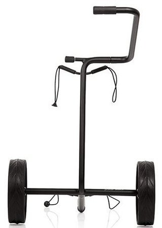 JuStar Black carrito manual de 2 ruedas, negro mate