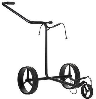 JuStar Black carrito manual de 3 ruedas, negro mate